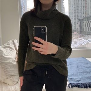 Aritzia Community Cashmere Sweater (Green)